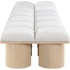 Meridian Furniture,Pavilion Boucle Fabric Bench - 3 of 4