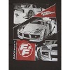 The Fast And The Furious Race For It Comic Style Men's Black Long Sleeve Shirt - 2 of 2