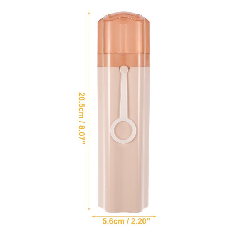 Unique Bargains Portable Toothbrush Cases with Cups Traveling Toothbrush Holders Case Plastic 8.07"x2.20"x2.20" 1 Pcs, 4 of 7
