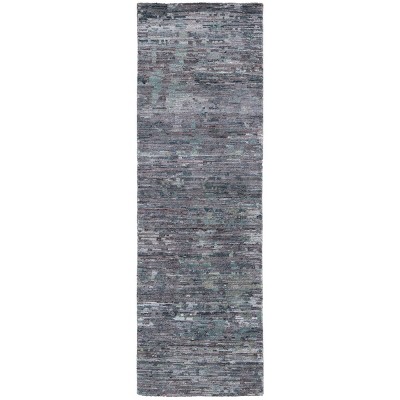 Conroe Modern Abstract Blue/Gray Area Rug