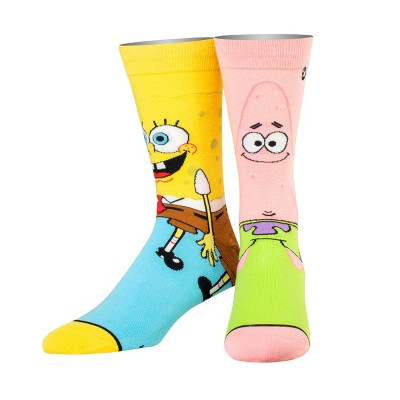 Odd Sox, Spongebob And Patrick, Funny Novelty Socks, Adult, Large : Target