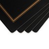 Pimpernel Classic Burgundy Placemats - Set of 4 Rectangular Cork Backed Dining Mats with Rich Red Finish - Heat Resistant Wipe Clean Placemats - 3 of 4