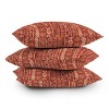 18"x18" Schatzi Brown Modern Mudcloth Rust Square Throw Pillow Red - Deny Designs: Indoor Polyester Fill, Zipper Closure - 4 of 4