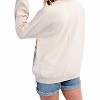 Women's Color Wash Rainbow Sweatshirt - Easel - 2 of 4