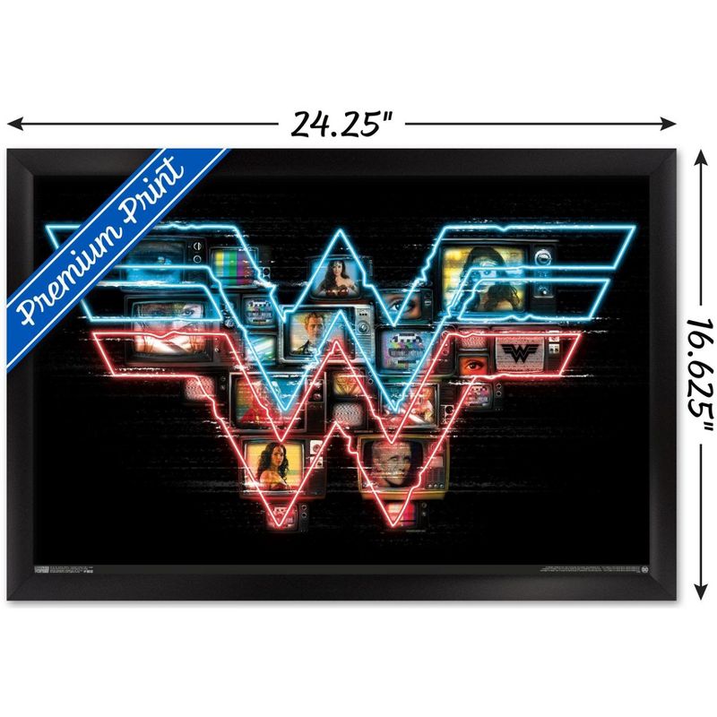 Trends International DC Comics Movie - Wonder Woman 1984 - Logo Framed Wall Poster Prints, 3 of 7