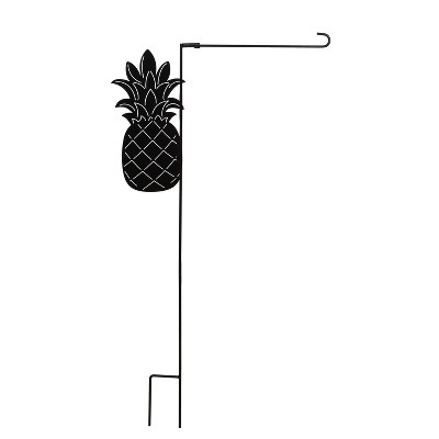 Evergreen Flag Pineapple Laser Cut Garden Flag Stand  Durable Outdoor Flag For Homes and Gardens