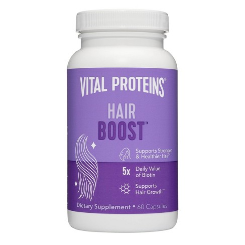 Vital Proteins Hair Boost Capsules - 60ct - image 1 of 4