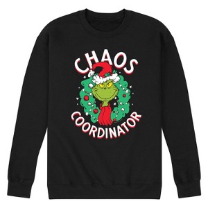 Men's - Dr. Seuss - The Grinch and Max Christmas Presents Graphic Fleece Sweatshirt - 1 of 4