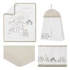 Sweet Jojo Designs Boy or Girl Gender Neutral Unisex Baby Crib Bedding Set - Serengeti Jungle Safari Animals Taupe and Brown 4pc - 2 of 4