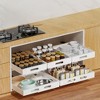 GustoWave Pull Out Cabinet Organizer, Extendable Slide Out Drawers Adjustable Width 34cm to 50cm,for Cupboard Bathroom(White) - 3 of 4