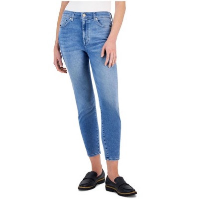 7 For All ManKind Womens The Ankle Gwenevere Skinny Fit Jeans
