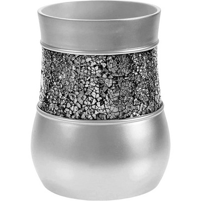 Creative Scents Brushed Nickel Wastebasket