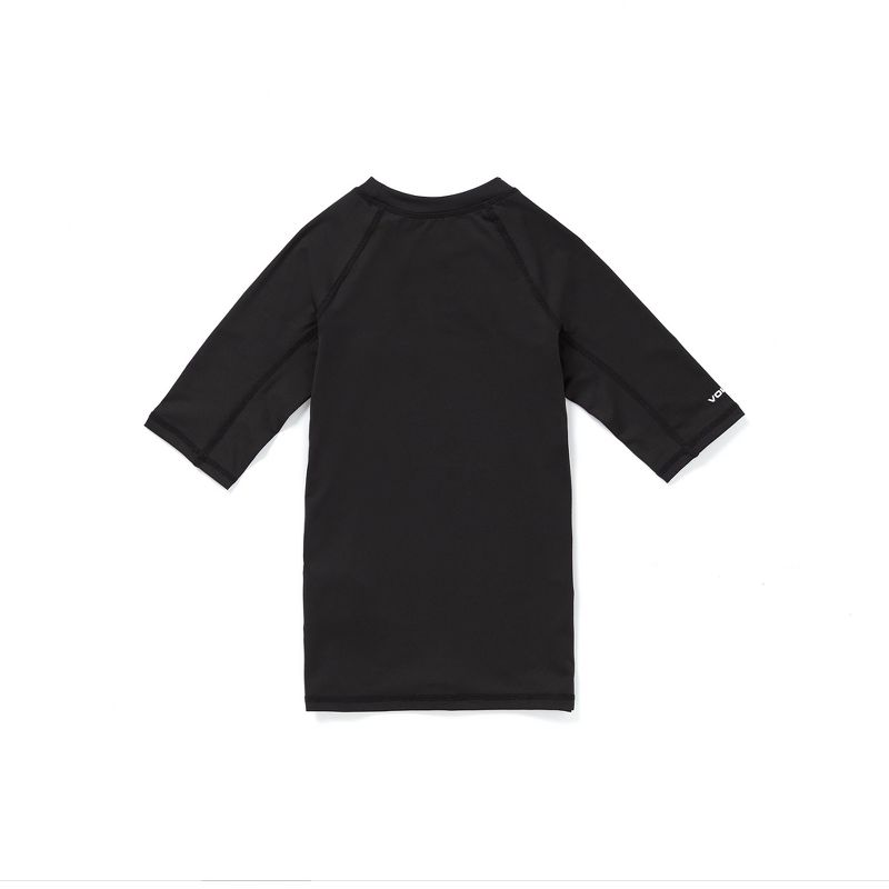 Volcom Boys Lido Short Sleeve Upf 50+ Rashguard Swim Shirt, 2 of 3