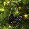 5.5" Christmas Glass Black Bag Ornament - Wondershop™ - 2 of 3