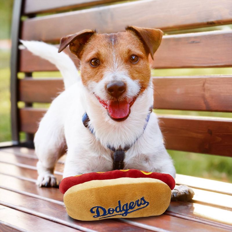 MLB Los Angeles Dodgers Hot Dog Pets Toy, 4 of 5