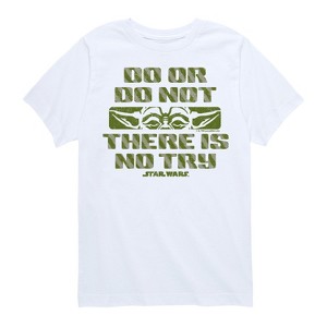 Boys' - Star Wars - Yoda Do Or Do Not Short Sleeve Graphic T-Shirt - 1 of 4