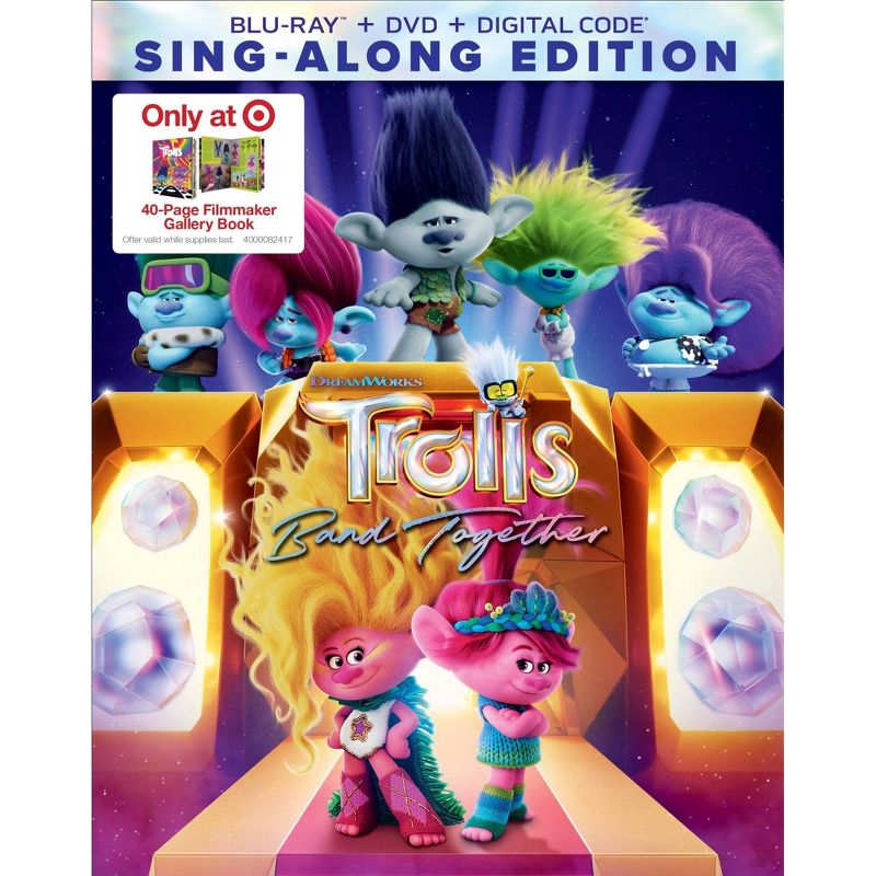 Trolls Band Together (Target Exclusive) (Blu-ray + DVD + Digital), 1 of 8