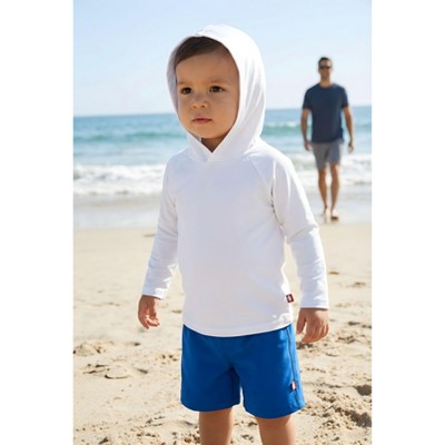 City Threads Swim UPF 50+ Hooded Long Sleeve Rashguard Tee for Boys and Girls - Elf Green, 6Y — фото 4