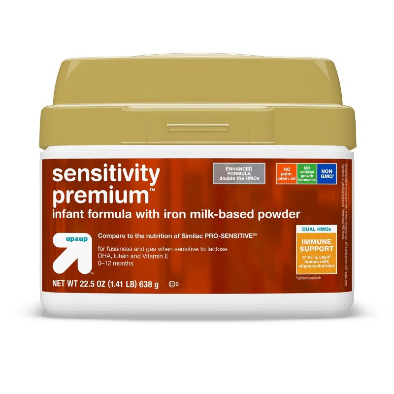 Sensitivity Premium Infant Formula with Iron Powder - 22.5oz - up &#38; up&#8482;, 1 of 9