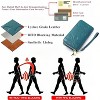 Wikineon Women's Wallet Large Capacity Double Zip Ladies Card Phone Holder RFID Blocking Wristlet Leather - 4 of 4
