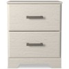 Signature Design by Ashley Casual Stelsie 2 Drawer Nightstand, White - 2 of 4