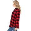 Woman Within Plus Size Classic Flannel Shirt - 4 of 4