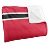 Youngstown State University Primary Logo Stripes Silky 50x60 Blanket, 1 Sided - 3 of 4