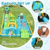 Tangkula Inflatable Water Slide w/Splash Pool Climbing Wall Football Goal Blower Excluded - 4 of 4