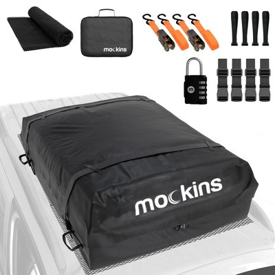 Mockins Waterproof Roof Bag - 44x34x17"|16 Cu-ft Capacity | Black