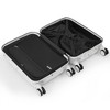 Whisen Luggage Set of 3, 20, 24, 28inch with USB Port, 20, 24inch with front opening design, ABS+PC Hard Shell Luggage with Spinner Wheels - 4 of 4