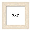 PosterPalooza | 7x7 Wide Barnwood Picture Frame, UV Acrylic, 6 Finishes - Grey, Brown, White, and Black - 2 of 4