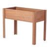 JUJABU Elevated Wooden Garden Bed with Legs for Growing Vegetables, Herbs, Flowers, and Fruits - 2 of 4