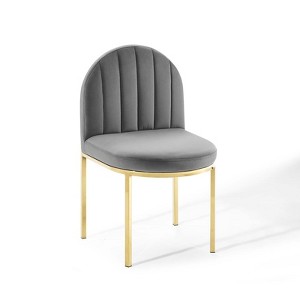 Modway Isla Channel Tufted Performance Velvet Dining Side Chair - 1 of 4