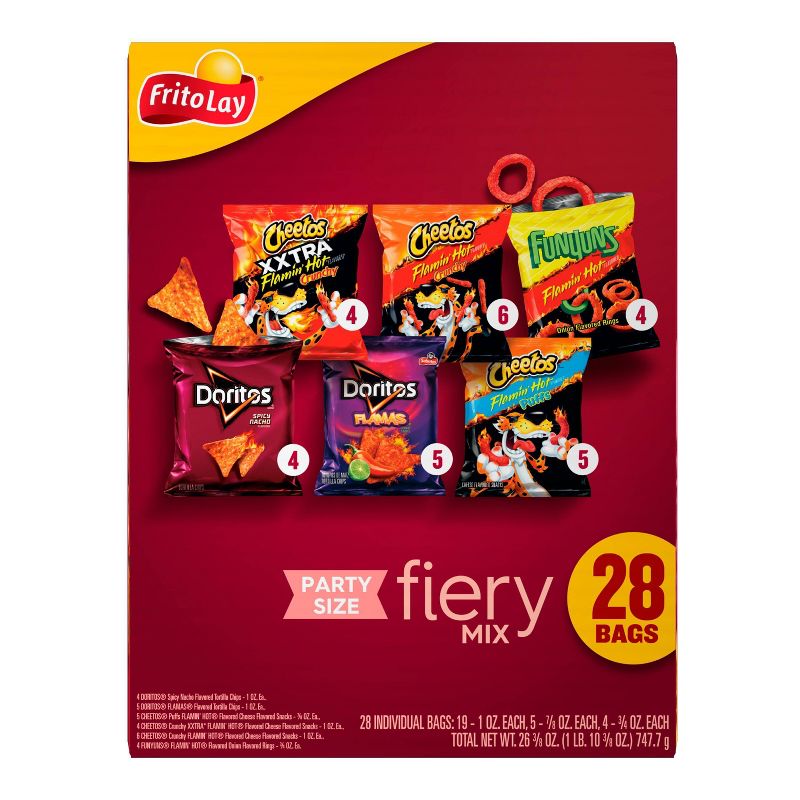 Frito-Lay Variety Pack Spicy Party Mix Cube - 28ct, 3 of 10
