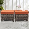 UPTIOT Metal Outdoor Ottoman with Cushion - 4 of 4