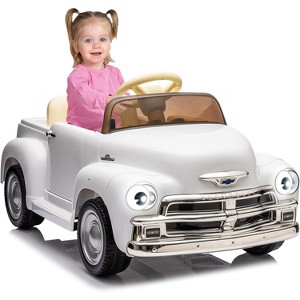 12V Kids Ride On Car, Battery Powered Electric Vehicle with Remote Control, Spring Suspension, Led Light for Toddler Boys Girls 3-8 - 1 of 4