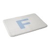 Deny Designs April Lane Art Block Monogram Memory Foam Bath Mat - 2 of 4