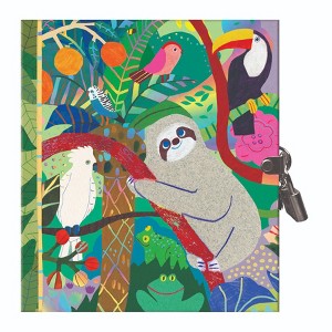 eeBoo Secret Sloth Hardcover Journal with lock and key - 1 of 1