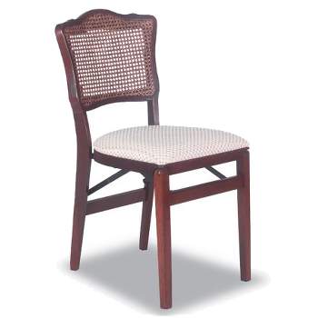 Set of 2 Stakmore French Cane Folding Chair - Cherry