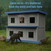 MooxvMoo 2 Story Waterproof Cat House - 2 of 4