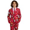 Suitmeister Boys Christmas Suit - Christmas Red Icons Light Up - Red - 3 of 4