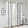 VYNXARIA 50*84" Total Blackout Metallic Print Grommet Top Curtain Panel(Only 1 Pc Panel) - 2 of 4