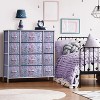 Sorbus Dresser with 12 Drawers - Chest Organizer Unit with Steel Frame Wood Top and handle - Large Dresser for Bedroom, Nursery & etc - 2 of 4