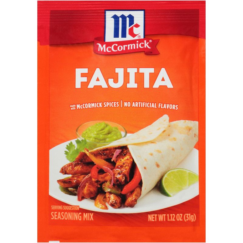McCormick Fajitas Seasoning Mix - 1.12oz., 1 of 8