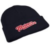Metropolis Meteors Simple Logo Knit Beanie for Men and Women, Navy - 4 of 4