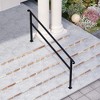 FUFU&GAGA Sturdy Outdoor Stair Handrail �?Iron Rail for 4 to 5 Steps �?Ideal for Home, Porch, and Patio Safety - 4 of 4