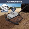 ATV Drag Harrow, Driveway Grader & Land Leveler, Heavy Duty Tow Behind Rake for Gravel, Sand, Dirt, Works with UTV/Tractor/Mower - 4 of 4