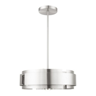 Livex Lighting Varick 5 - Light Pendant in  Brushed Nickel
