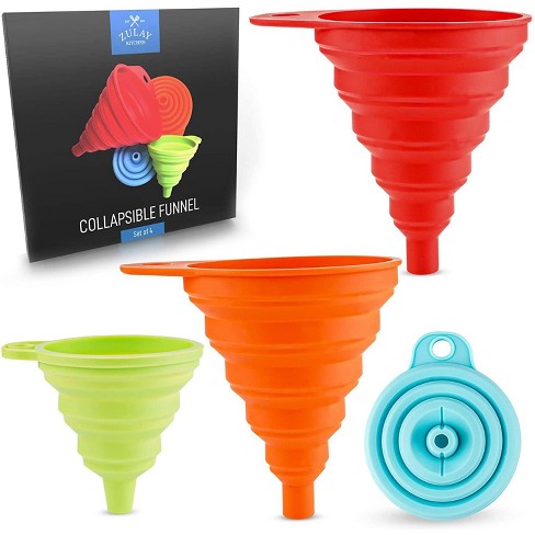 silicone funnel set