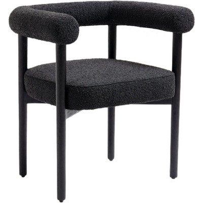 Meridian Furniture,Hyatt Boucle Fabric Dining Chair